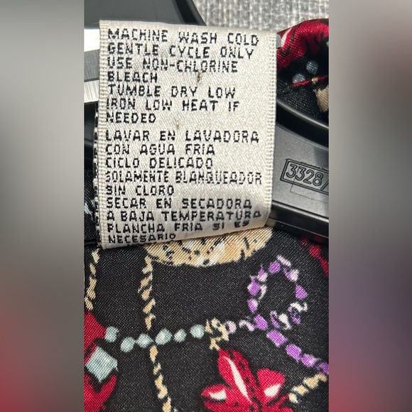 Kathy Lee Women's Long Sleeve Elastic Hem Ugly Christmas Ornament Shacket - L - Picture 7 of 10